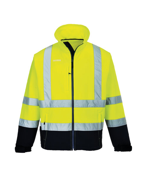 Portwest S425YNR - Hi-Vis Contrast Softshell (3L) (R)