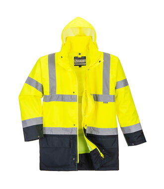 S766YBR - Hi-Vis 5-in-1 Contrast Essential Jacket  (R)