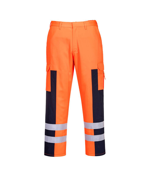 Portwest S919ONR - Robuste Warnschutz-Einsatzhose (R)