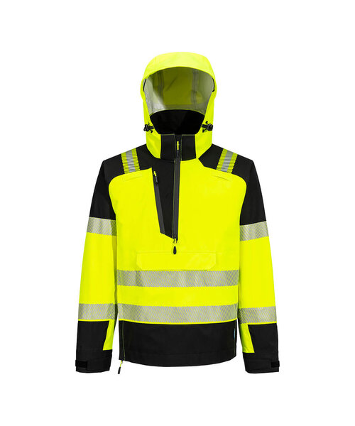 Portwest T161YBR - PW3 Hi-Vis Overhead Rain Jacket (3L) (R)