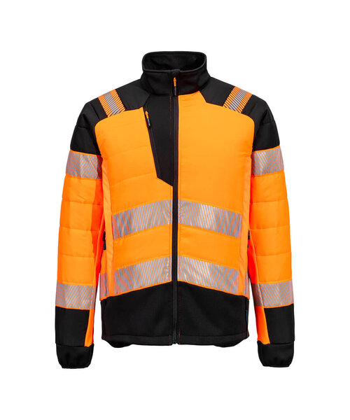 Portwest T170OBR - PW3 Warnschutz Hybrid Steppjacke (R)