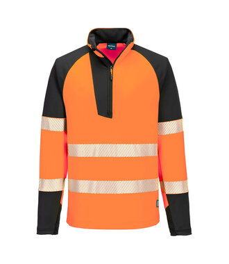 T172OBR - PW3 Hi-Vis Sweatshirt Zippé (R)