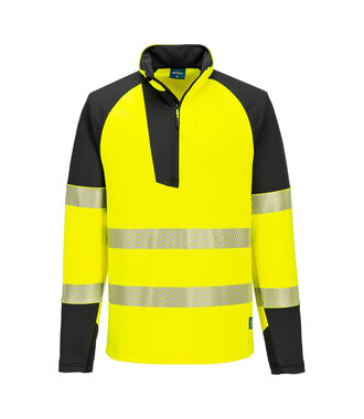T172YBR - PW3 Warnschutz  Sweatshirt 1/4 Reißverschluß (R)