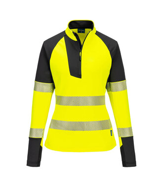 T173YBR - Sweatshirt zippé HV pour femme PW3 (R)