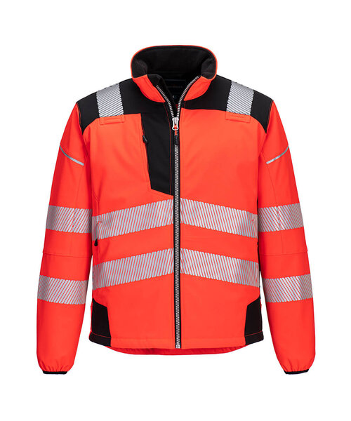 Portwest T402RBK - PW3 Hi-Vis Softshell (3L) (K)