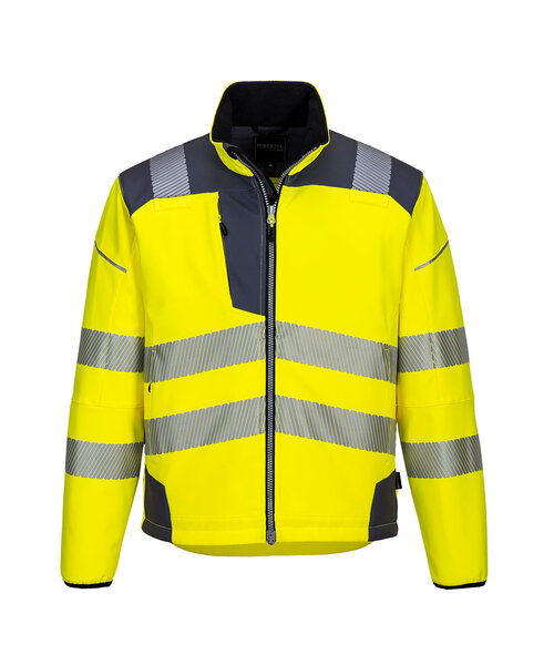 Portwest T402YGY - PW3 Warnschutz Softshelljacke  (Y)