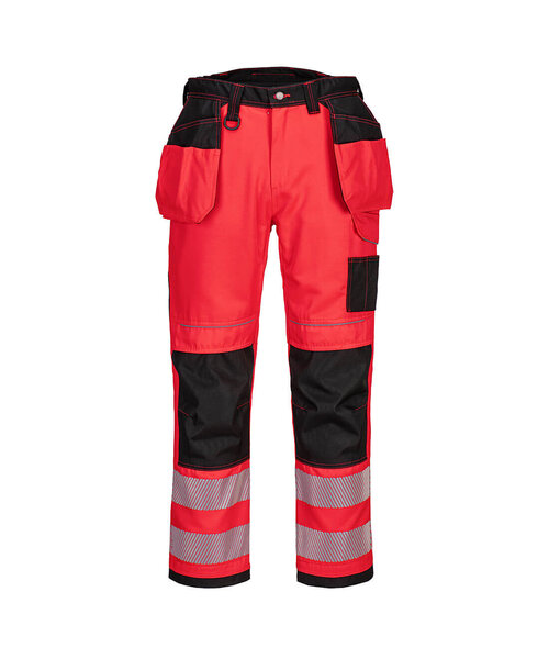 Portwest T501RBK - PW3 Warnschutz Arbeitsbundhose mit Holstertaschen (K)