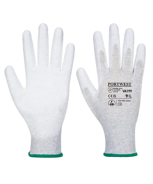 Portwest VA199G7R - Antistatische PU Palm handschoen voor uitgifteautomaten (R)