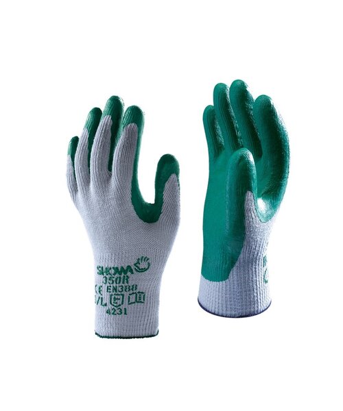 Showa 350R Nitril grijs/groen, mt 8-M