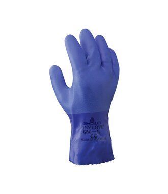 650 PVC blue, size 10-XL