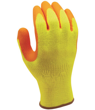 317 Latex Hiviz geel/oranje, 10-XL