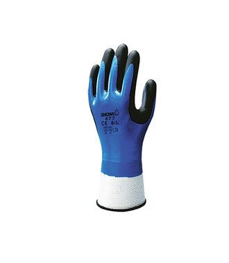 477 Nitril Cold bl./zwart, 9-XL