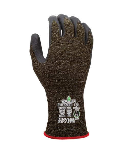 Showa S-TEX 581 gray/black, size 6-S