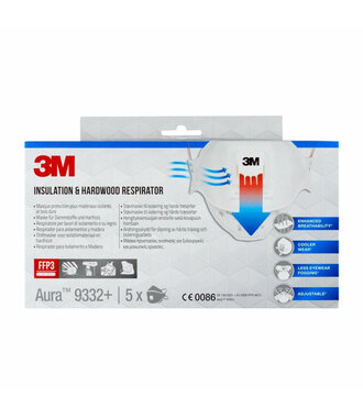 Aura 9332+GEN3 masque FFP3 + valve