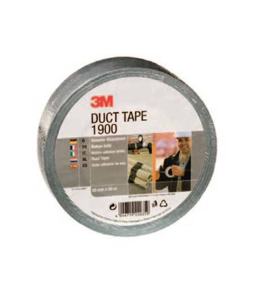 3M Economy Duct Tape 1900 schwarz 50 mtr.