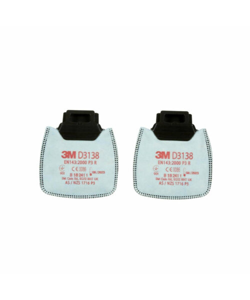 3M Secure Click Stoffilter D3138, P3 R