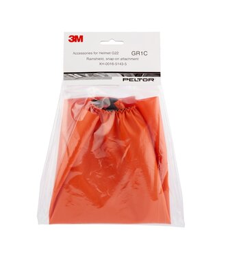 Peltor GR1C rain shield P3 attachment.