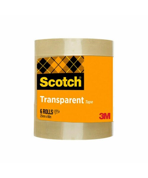 3M Scotch 508 tape 25 mm x 66 m in 6 rolls