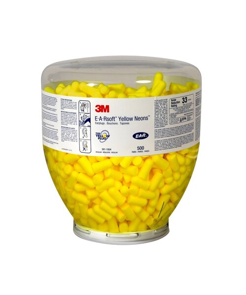 3M EÂ·AÂ·R Soft Yellow Neons navul Ã  500pr