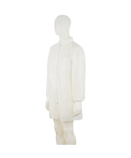 3M 4400 Lab/Visitor Coat white, size M
