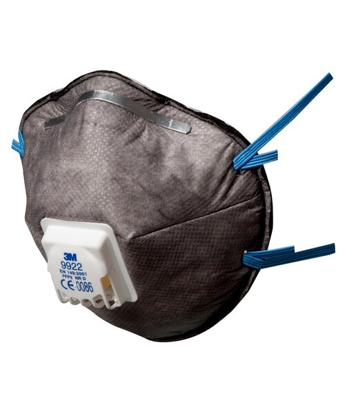 3M 9922 Stoffmaske FFP2 mit Ventil, 2 Stück