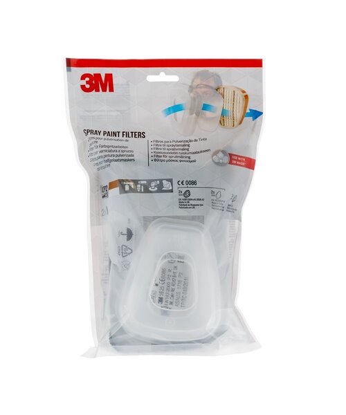 3M 6002 CR Filtres pour pistolets à peinture A2P2