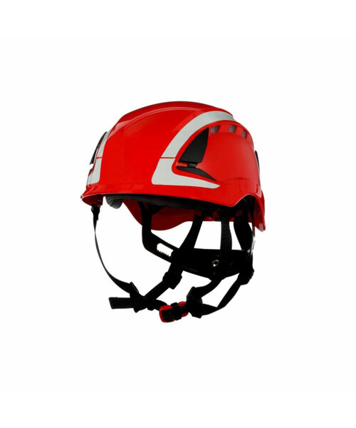 3M X5005V-CE SecureFit Helm gev. rot