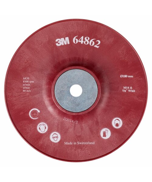 3M 6486 Support Disc HP Conical 178 mm