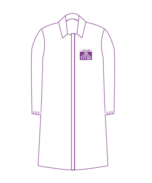 ChemDefend 250 Labojas with zipper white, M