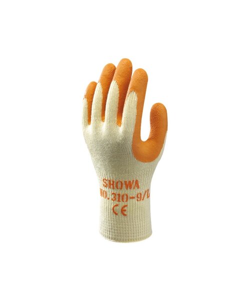 Showa 310 Latex orange/yellow, size 8-M