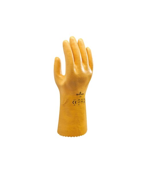 Showa 771 Nitril geel, mt 9-L
