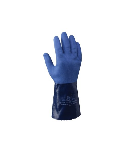 Showa 720CS Nitrile blue, size 8-M