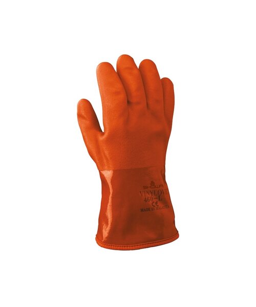 Showa 460 PVC Cold oranje, mt 10-XL