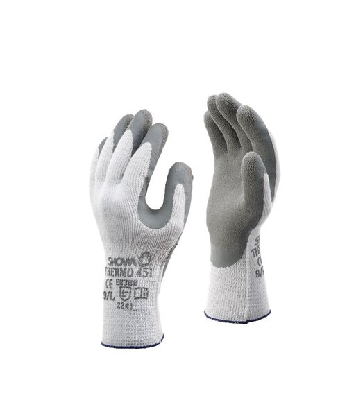 Showa 451 Latex Cold grey size 8-M