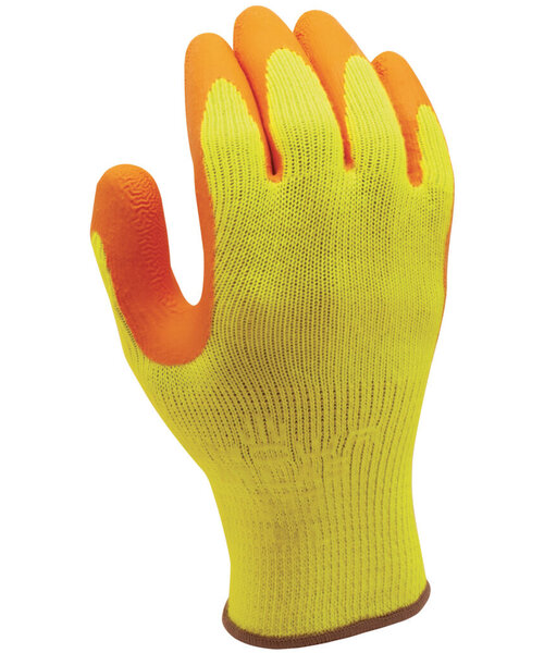 Showa 317 Latex Hiviz yellow/orange, 10-XL