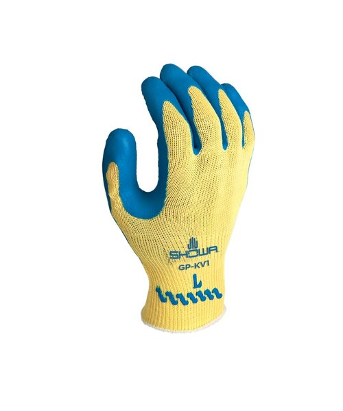 Showa GP-KV1 Kevlar yellow/blue, size 10-XL