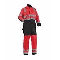 Blaklader - Blåkläder High Vis Warnschutz-Overall Kl.2 : High Vis Rot/Schwarz - 637318045599