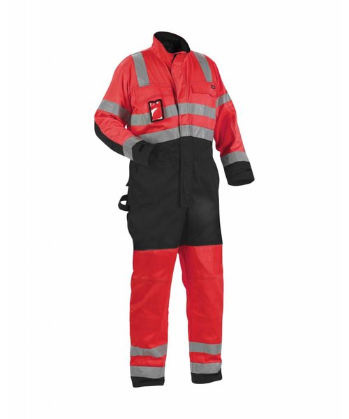 Blaklader - Blåkläder Overall High vis : Rood/Zwart - 637318045599