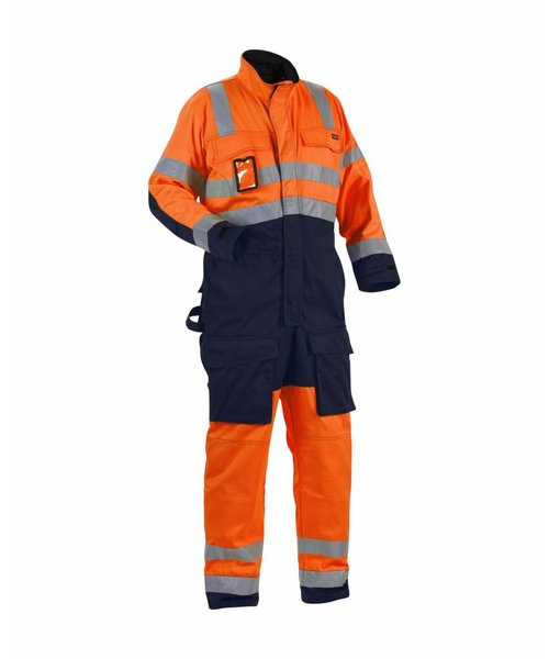 Blaklader - Blåkläder Combinaison haute-visibilité classe 3 : Orange/Marine - 637318045389