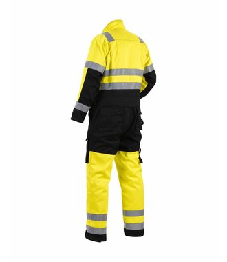 High Vis Warnschutz-Overall Kl.2 : Gelb/Schwarz - 637318043399