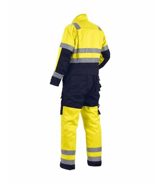 High Vis Warnschutz-Overall Kl.2 : Gelb/Marineblau - 637318043389