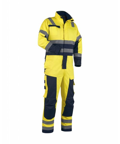 Blaklader - Blåkläder Combinaison Hiver Multinormes : Jaune/Marine - 636815303389