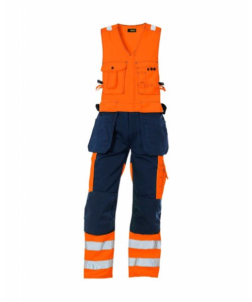 Blaklader - Blåkläder Amerikaanse overall High vis : Oranje/Marineblauw - 265318045389