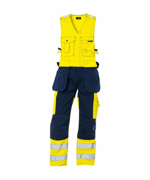 Blaklader - Blåkläder High vis sleeveless overall Yellow/navy blue