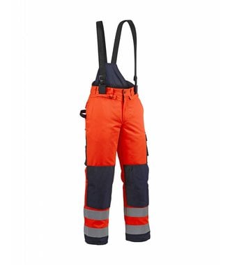 Winter high vis trouser Orange/Navy blue