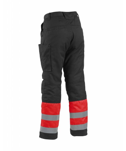 Blaklader - Blåkläder Pantalon Haute-Visibilité Hiver : Rouge/Noir - 186218115599