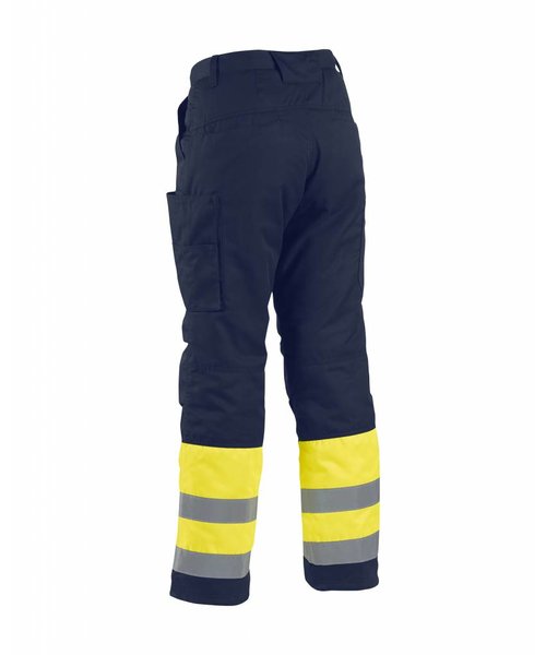 Blaklader - Blåkläder Pantalon Haute-Visibilité Hiver : Jaune/Marine - 186218113389