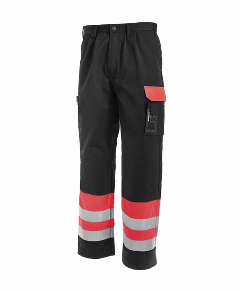 Blaklader - Blåkläder Pantalon HV Classe 1 : Rouge/Noir - 158418605599