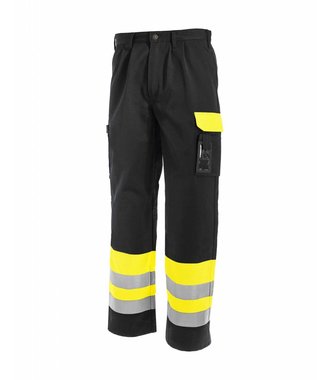 Bundhose High Vis Kl. 1 : Gelb/Schwarz - 158418603399