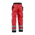 Blaklader - Blåkläder Werkbroek High vis : Rood/Zwart - 156818115599